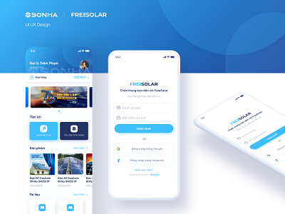 Free Solar app ui ux