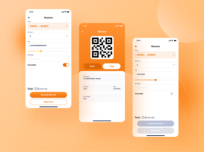 Fruits - Blockchain App ui ux