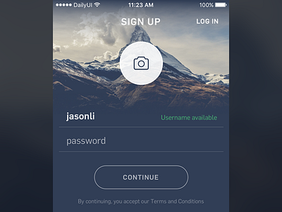 Daily UI #001 — Sign Up