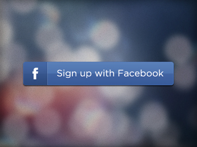 Sign Up With Facebook Button blue button facebook sign up ui web