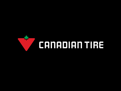 Canadian Tire Logo canada canadian canadian tire logo logomark logotype maple leaf tire triangle typeface