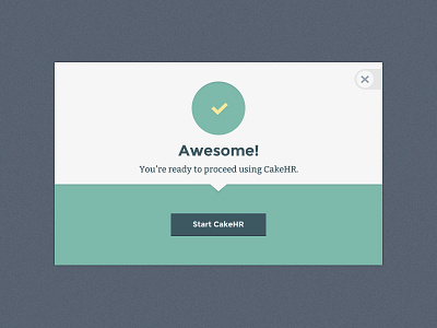 CakeHR Simple Modal