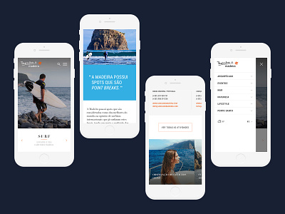 Madeira All Year (mobile) experience island travel ui design ux design webdesign website