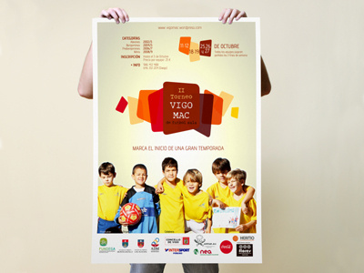 II Torneo VIGO MAC cartelería design diseño gráfico photoshop poster