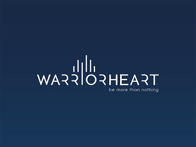 Warriorheart - Social Responsibility Design brand charity designn graphic heart logo ngo type typography warrior