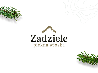 Zadziele - Logo branding design green industi logo logotype lublin nature poland visual identity