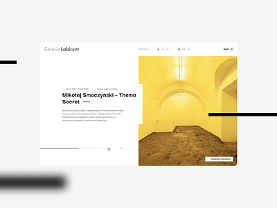 Galeria Labirynt - Website design