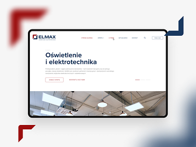 Elmax - Website design design lightning minimalistic ui ux website