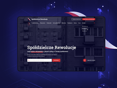 Spółdzielcze Rewolucje - Website design design interface logo poland typography ui ux website