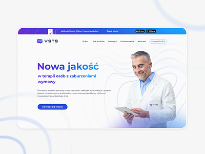 Visual Speech Therapy System - Website design application branding design interface logo typography ui ux website