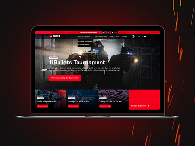 11Bullets - Website design + mobile application