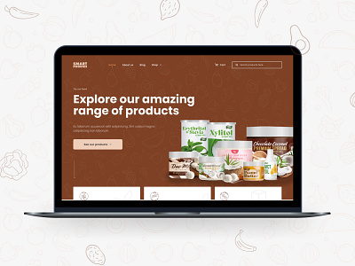 Smart Foodies - E-commerce design e commerce food healthy lublin shop ui ux website