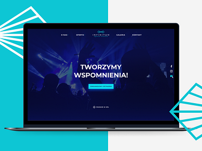 Infinitum webdesign clear design event minimalistic ui ux web webdesign