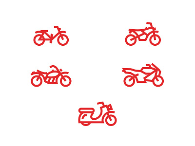 Motorcycle icons