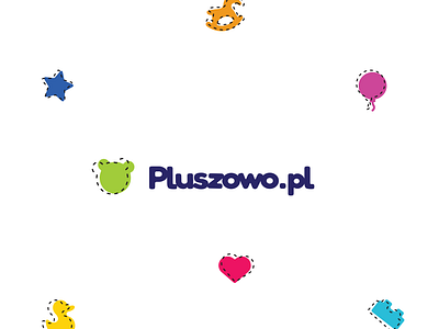 Pluszowo.pl children colorful heart industi kids mark pluszowo teddybear toddler