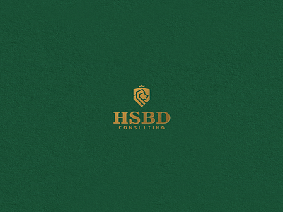 HSBD Consulting logo branding consulting crown design hsbd lion logo lublin poland shield