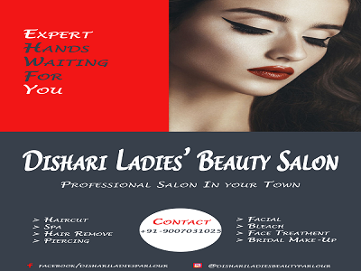 Banner page of a Beauty Salon by Debasmita Majumder on Dribbble