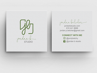 Square Business Card branding design business card graphic design layout design