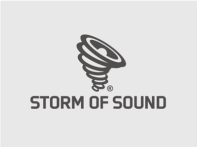 Storm of sound logo sound storm