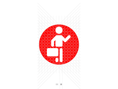 Interdialog Man Grid agency logo man recruitment