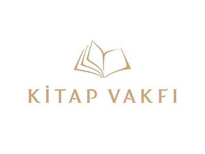 Kitap Vakfı logotype book fund gold kitap kitapvakfı vakfı