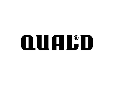 Quald Wordmark black logo logotype quald wordmark