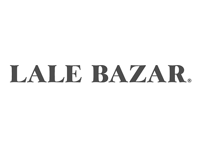 Lale Bazar wordmark bazar lale logo logotype wordmark