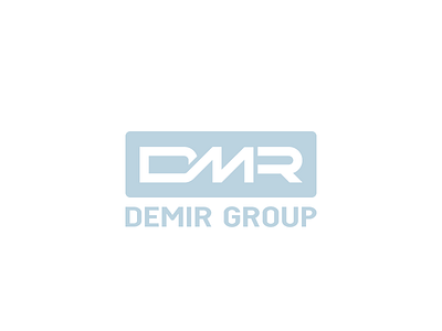 DEMIR GROUP logotype blue demir gray logo logotype