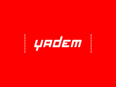 YADEM wordmark logotype red type wordmark yadem