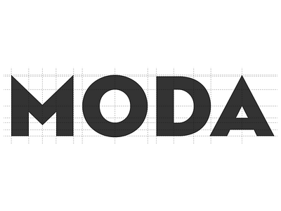 Moda logotype grid logo logotype moda