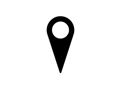 Place black ico icon location minimal place simple