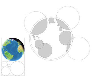 Earth Grid black earth ernest grenad grid ico icon minimal simple