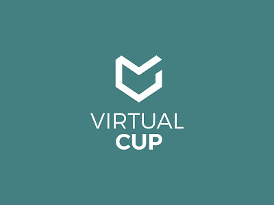 Virtual Cup brand event hackathon identity logo virtual reality