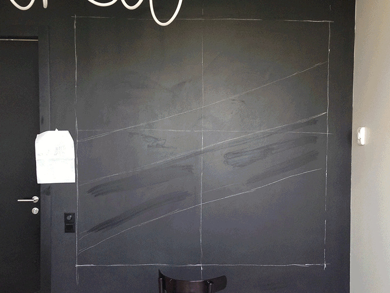 Chalk-lettering for Pernod Ricard Rouss chalk lavka bukv lettering mustaev typography