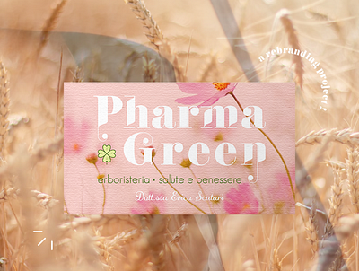 Pharmagreen | Rebranding Project adobe bio branding green identity logo visual design