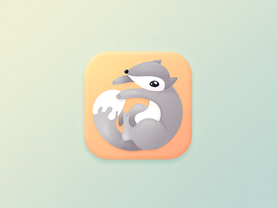 Squirrel animal cute funny gradients icon icons ios7 iphone iphone5 pet squirrel