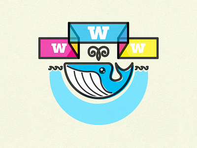 Wwwhale logo outline overlaps strokes tumblr whale