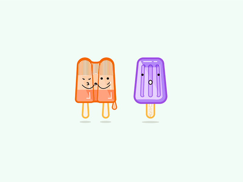 Gelato time cream emoticons flat food gelato ice cream ice lolly icons illustration pops set summer