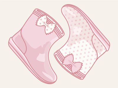 Boots adobe illustrator boots pink shoes