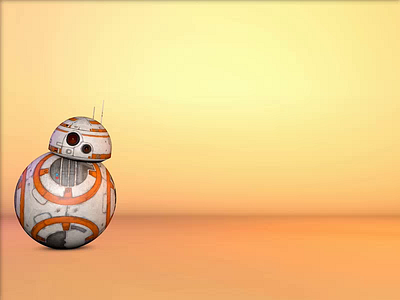 BB8 animation | Star Wars 3d 3d animation animate animation bb8 c4d capture character modeling motion orange redshift robot rolling starwars