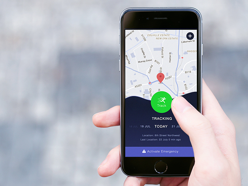 Tracking App by Faith T on Dribbble