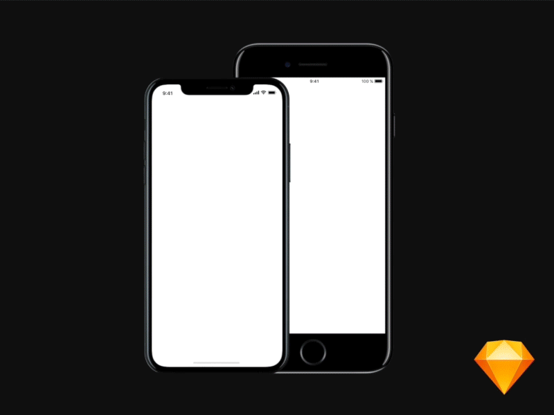 iPhone X/8 (Universal Template) 8 8 plus iphone iphone x mockup sketch template x