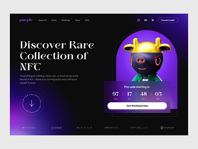 NFT Collection Landing Page