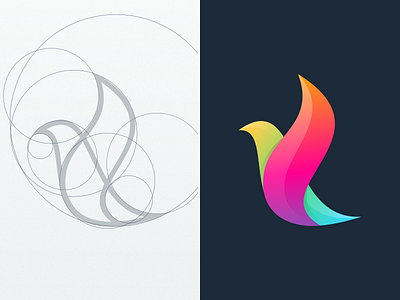 Bird logo concept 2