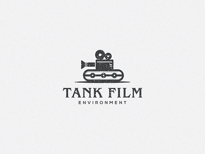 Tank Film brand identity busines card coreldraw crfeative film logo tank