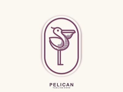 Pelican Line Art