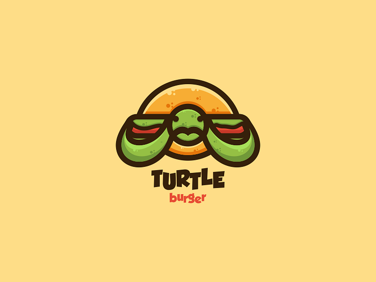 Turtle Burger by cozz_design on Dribbble