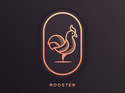 Rooster Line Art