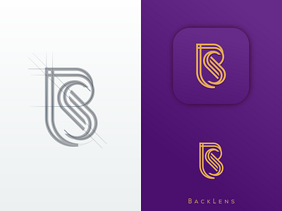 Bls Monogram FOR BACKLENS artwork brand identity branding busines card company consulting coreldraw crfeative forsale graphich design grid illustration logo monogram monogramluxury monoline photography sketch