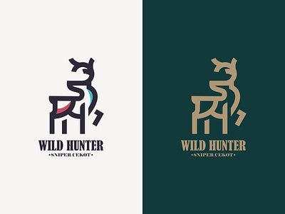 wild hunter artwork brand identity busines card coreldraw crfeative deer forsale graphich design grid hunter logo logodeer sketch wildhunter